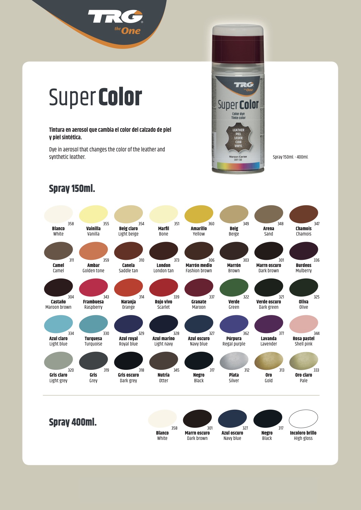 Vzorník barev Super Color